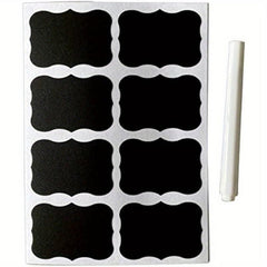 96 Chalkboard Sticker Labels 5cmx3 Resuable for Storage Bins Glass Jars