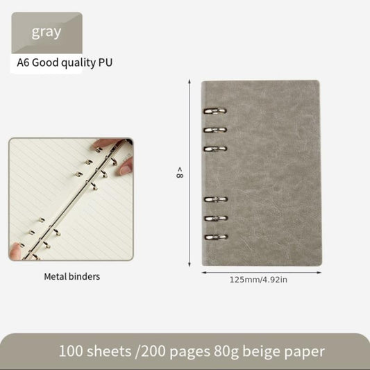 Notebook w/ Detachable Notepad Business Office Meeting Record Book