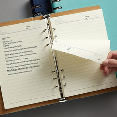 Notebook w/ Detachable Notepad Business Office Meeting Record Book