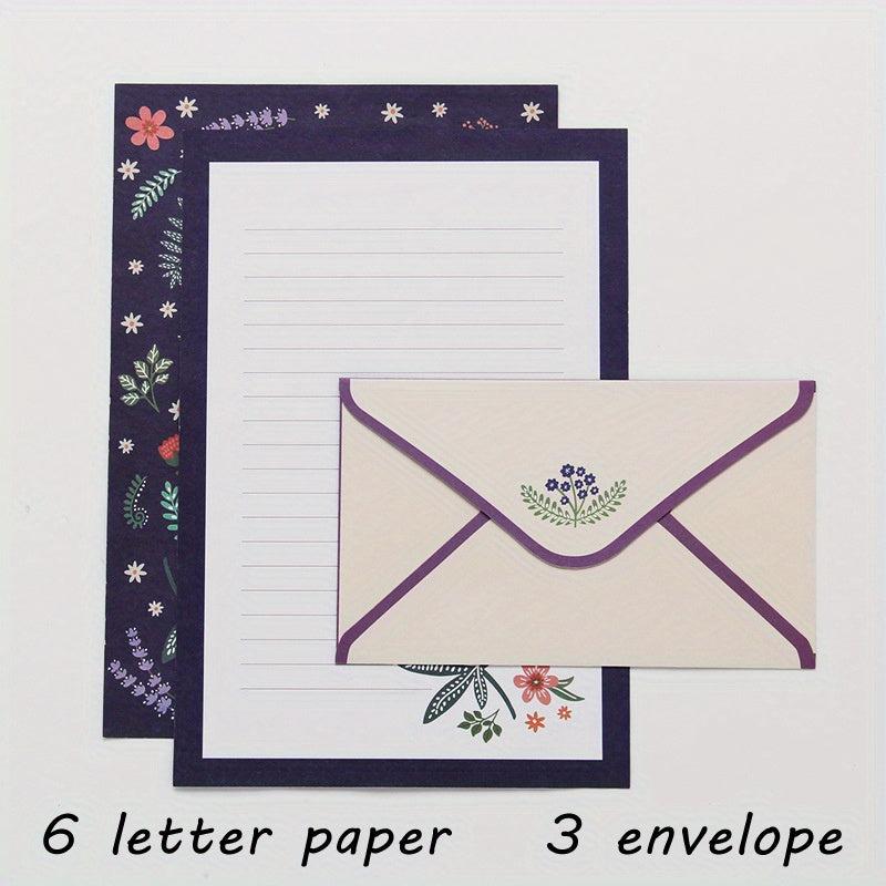 9-Piece Stationery Paper and Envelopes Set
