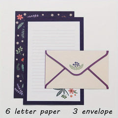 9-Piece Stationery Paper and Envelopes Set