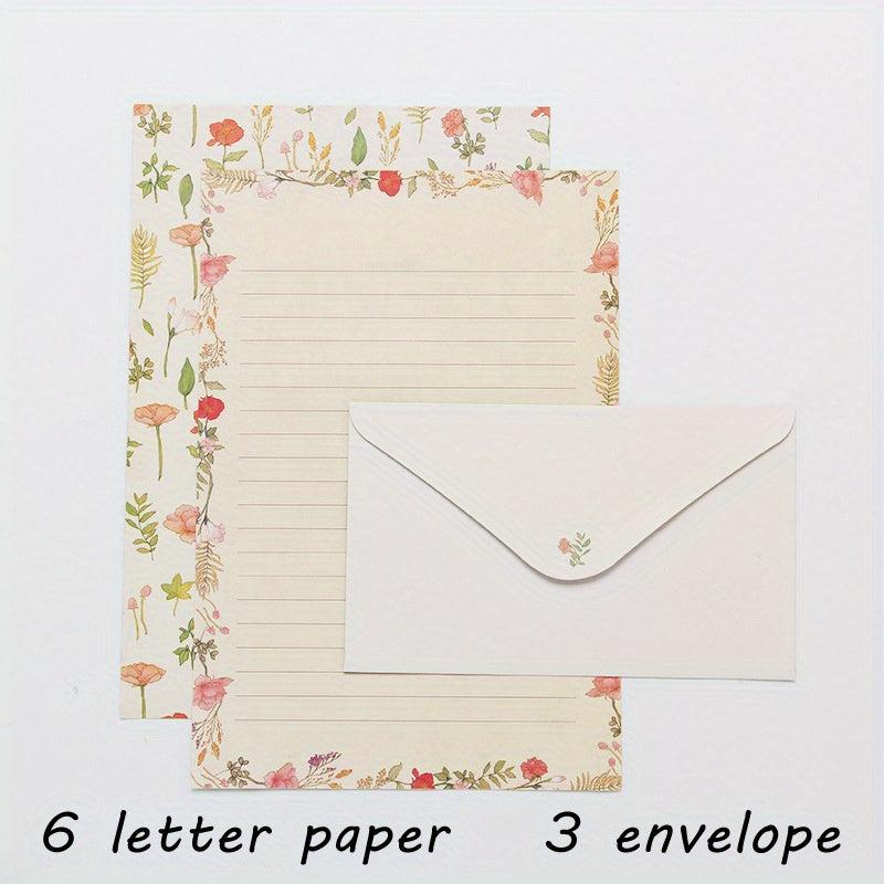 9-Piece Stationery Paper and Envelopes Set