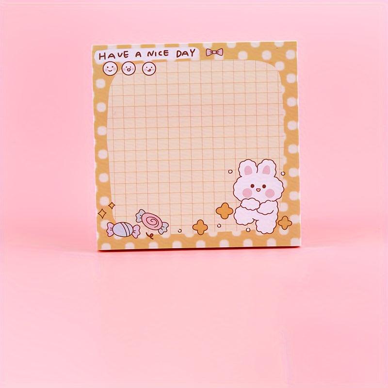 Cute Rabbit Sticky Notes - Tearable Office Note Paper