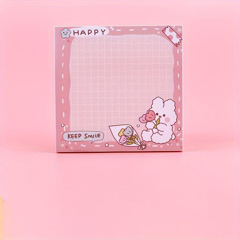 Cute Rabbit Sticky Notes - Tearable Office Note Paper