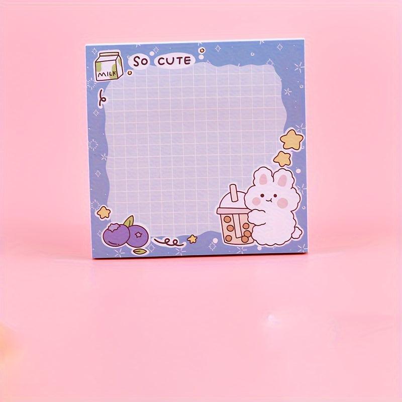 Cute Rabbit Sticky Notes - Tearable Office Note Paper
