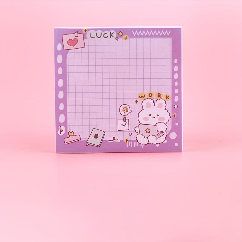 Cute Rabbit Sticky Notes - Tearable Office Note Paper