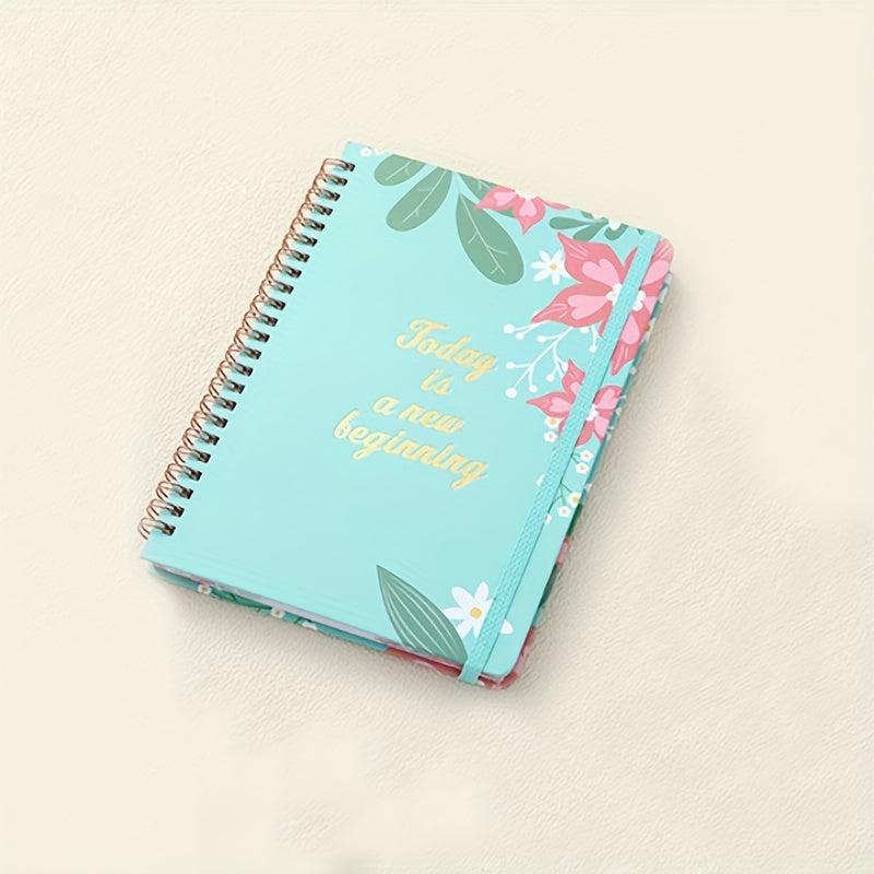 Weekly Plan Book A5 Spiral Notebook Loose leaf English Planner Schedule Diary