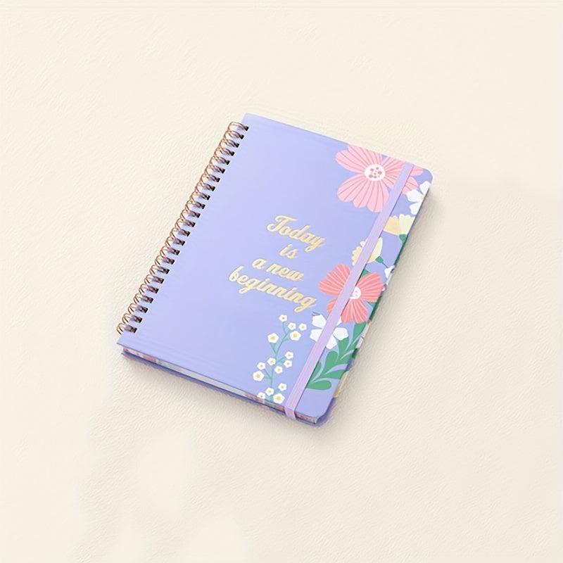 Weekly Plan Book A5 Spiral Notebook Loose leaf English Planner Schedule Diary