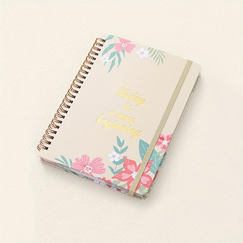 Weekly Plan Book A5 Spiral Notebook Loose leaf English Planner Schedule Diary