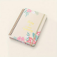 Weekly Plan Book A5 Spiral Notebook Loose leaf English Planner Schedule Diary