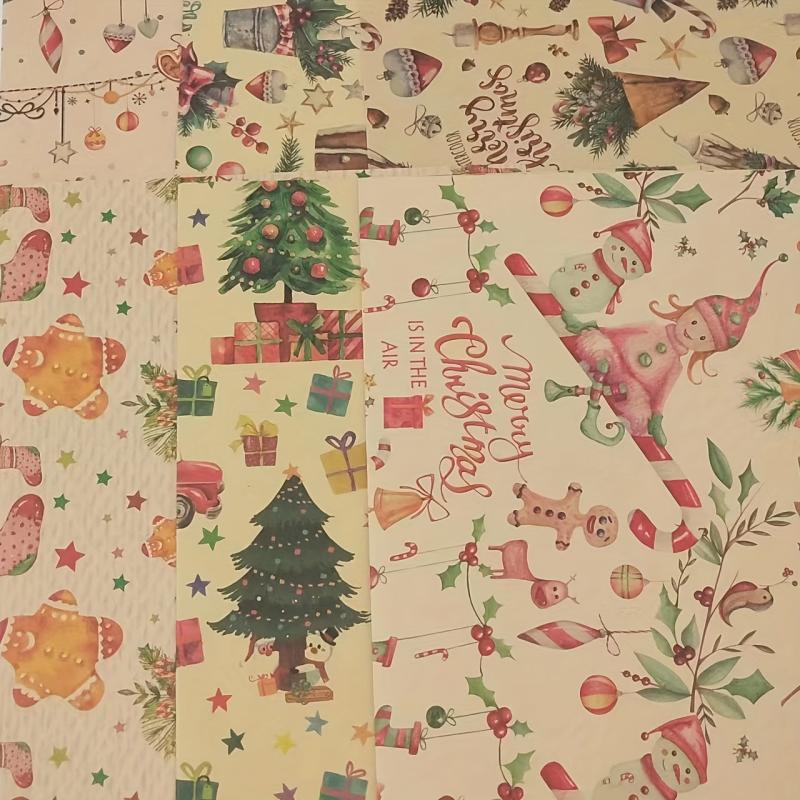 6pcs Cartoon Birthday Gift Wrapping Paper Roll