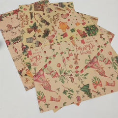 6pcs Cartoon Birthday Gift Wrapping Paper Roll
