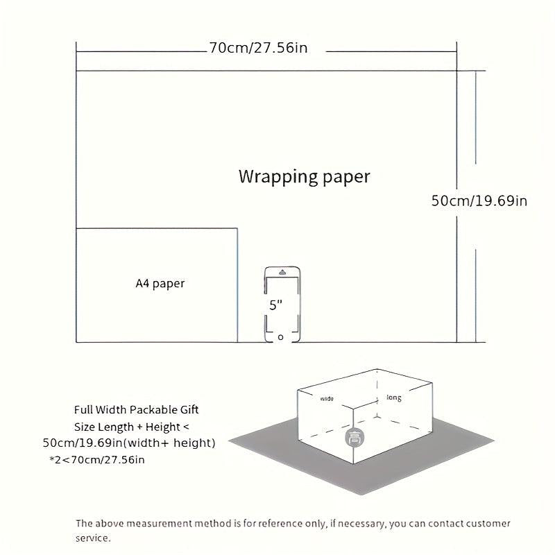 6pcs Cartoon Birthday Gift Wrapping Paper Roll