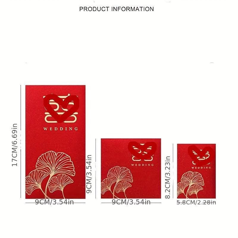6pcs 20pcs Wedding Red Packet 520 Surprise Party Red Packet