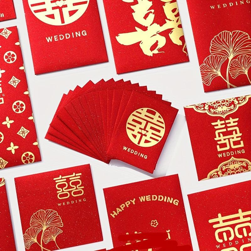 6pcs 20pcs Wedding Red Packet 520 Surprise Party Red Packet