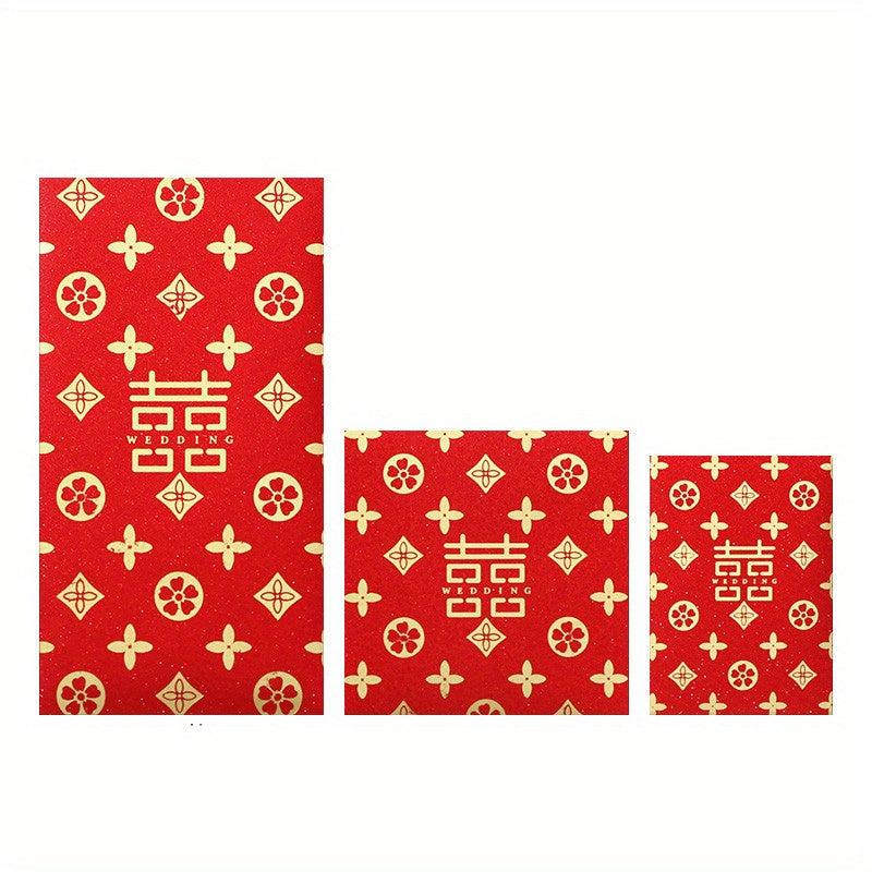 6pcs 20pcs Wedding Red Packet 520 Surprise Party Red Packet