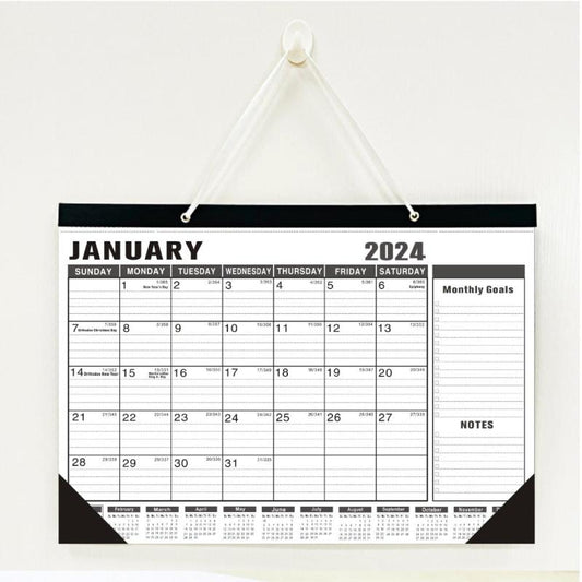 Wall Calendar Jul Dec 18 Months Schedule Paper Hanging