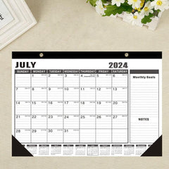 Wall Calendar Jul Dec 18 Months Schedule Paper Hanging