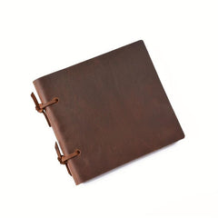 Handcrafted Cowhide Notebook Leather Tied Rope Notepad