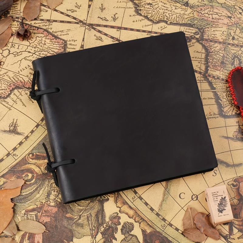 Handcrafted Cowhide Notebook Leather Tied Rope Notepad