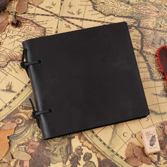 Handcrafted Cowhide Notebook Leather Tied Rope Notepad