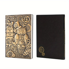 A5 Owl Embossed Notebook Retro Diary
