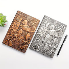 A5 Owl Embossed Notebook Retro Diary
