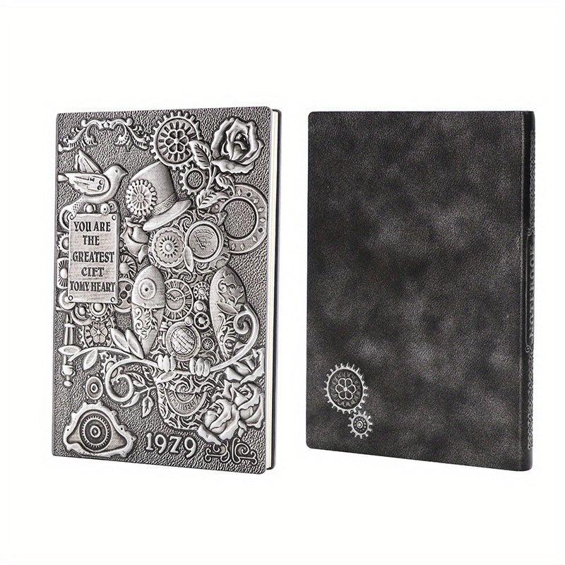 A5 Owl Embossed Notebook Retro Diary