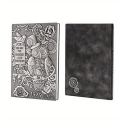 A5 Owl Embossed Notebook Retro Diary