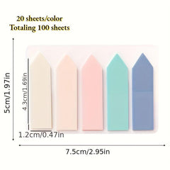 Morandi Color Sticky Index Stickers for Office & Student