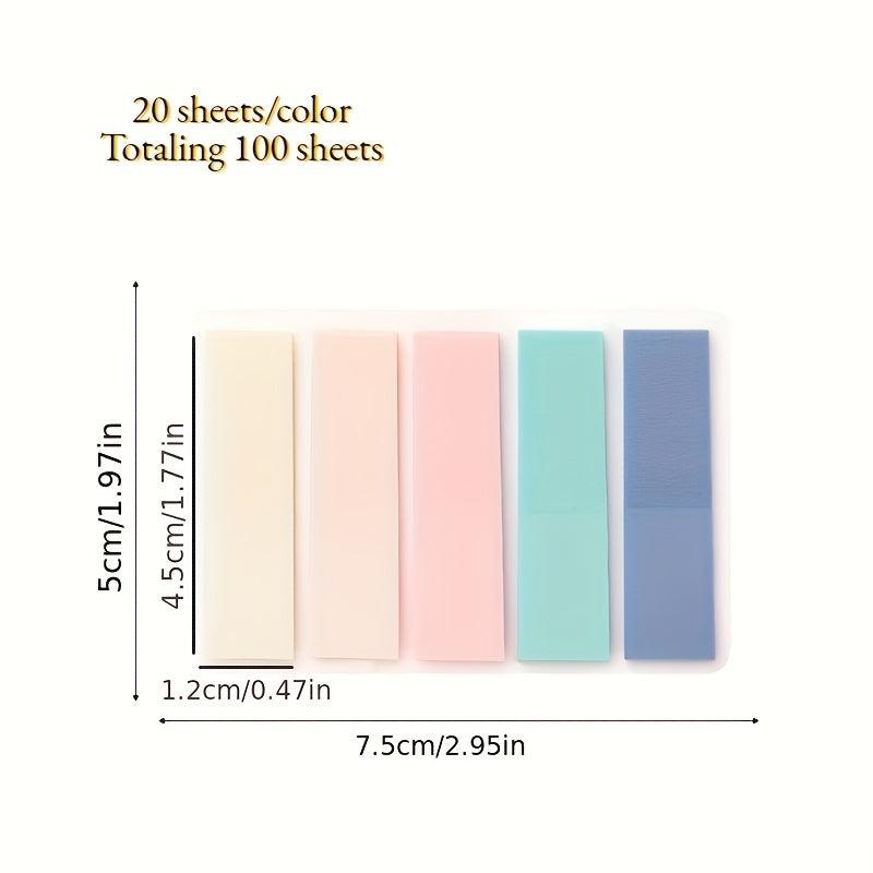 Morandi Color Sticky Index Stickers for Office & Student