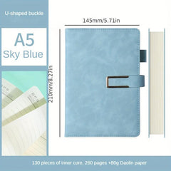 Magnetic Suction Notebook U-Shaped Buckle Creative Diary Notepad