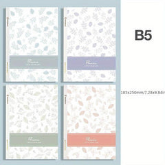 4pcs B5 Notebook Set for Office Sketchbook, Children & Students Writing Book