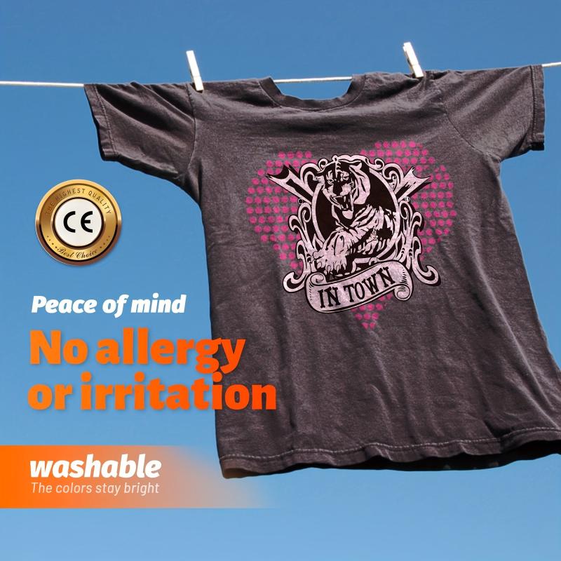 50 Laser No Cut Dark Heat Transfer Paper for T Shirts A5 10 Sheets
