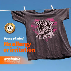50 Laser No Cut Dark Heat Transfer Paper for T Shirts A5 10 Sheets