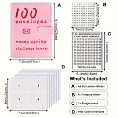 Envelope Challenge Binder Budget Book Easy To Save