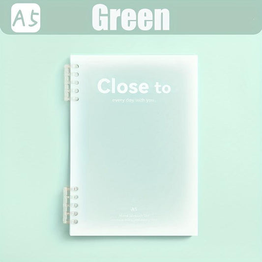 Pink Green Purple Loose leaf Book Thickened Office Student Notepad
