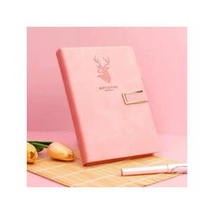 A5 Leather Buckle Notebook for Office and Study