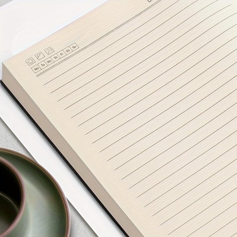 A5 Leather Buckle Notebook for Office and Study