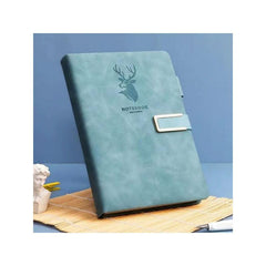 A5 Leather Buckle Notebook for Office and Study