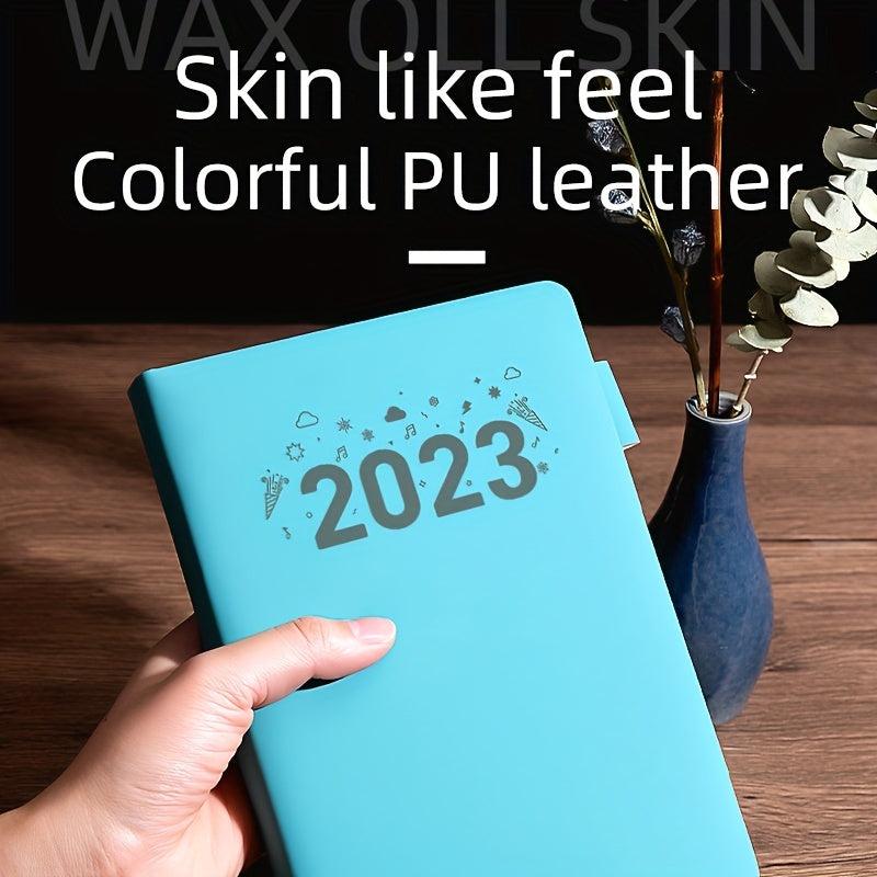 A5 360 Pages Office Leather Business Notepad Thick Leather Diary