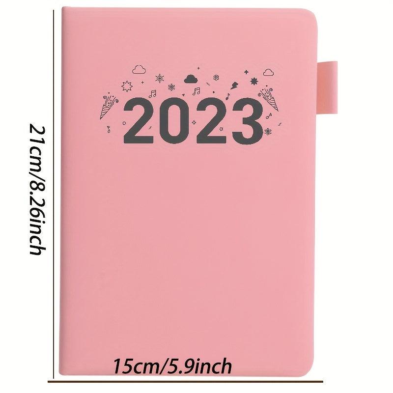 A5 360 Pages Office Leather Business Notepad Thick Leather Diary