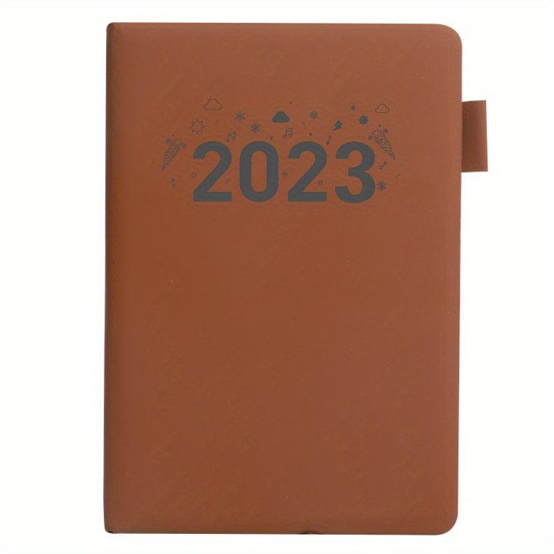A5 360 Pages Office Leather Business Notepad Thick Leather Diary