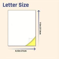30 Sheets Matte A4 Size Printable Stickers for Laser Inkjet Printing