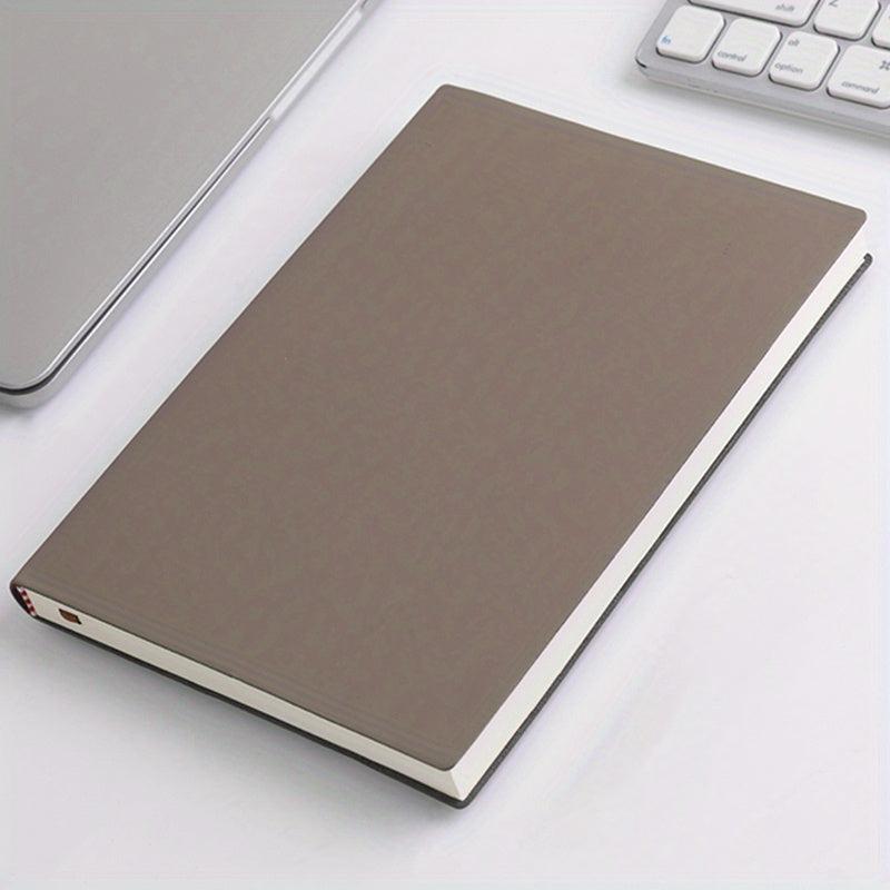 B5 Soft Leather Notebook 120 Pages Waterproof Cover Comfortable to Hold