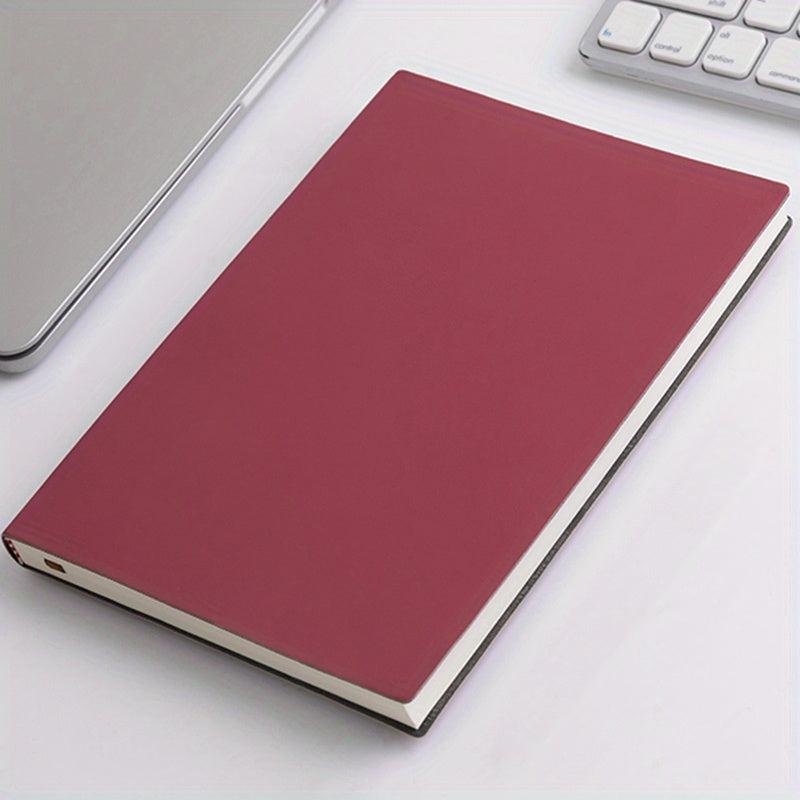 B5 Soft Leather Notebook 120 Pages Waterproof Cover Comfortable to Hold