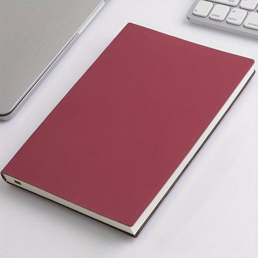 B5 Soft Leather Notebook 120 Pages Waterproof Cover Comfortable to Hold