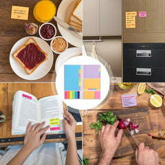 402 Self-Adhesive Sticky Notes for Planning Journals Notebooks Calendars