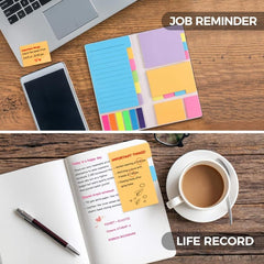 402 Self-Adhesive Sticky Notes for Planning Journals Notebooks Calendars