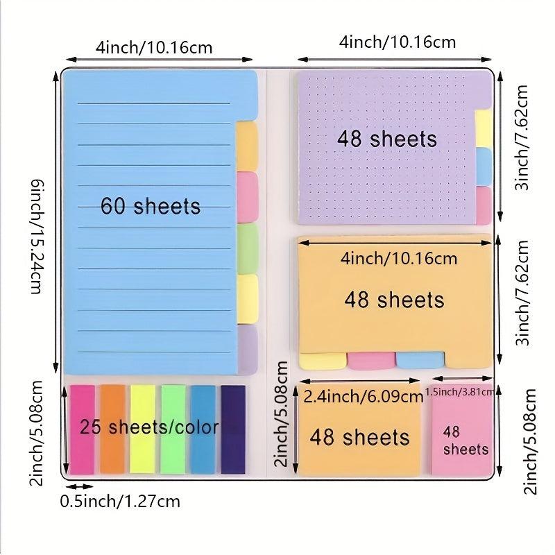 402 Self-Adhesive Sticky Notes for Planning Journals Notebooks Calendars